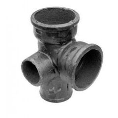 Крестовина чугунная 2-х плоскостная правая 100 х 100 х 50, фото  - Метэкс