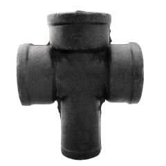 Крестовина чугунная прямая 100 х 100, фото  - Метэкс