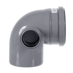 Отвод РР 110х90° с выходом 50 (левый), фото  - Метэкс