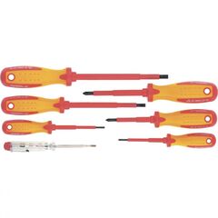 Набор диэлектрических отверток до 1000В 7 шт пробник до 250В MATRIX 13355, фото  - Метэкс