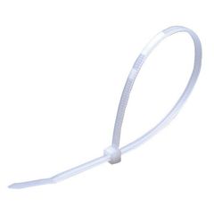 Хомут-стяжка белый 3х200 (100 шт), фото  - Метэкс