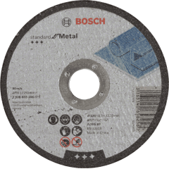 Диск отрезной по металлу BOSCH 125х2,5х22,2 мм 2608603166, фото  - Метэкс
