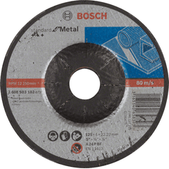 Диск шлифовальный BOSCH 125х6,0х22,2 мм 2608603182, фото  - Метэкс