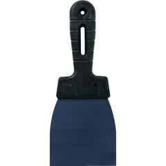 Шпательная лопатка колоризованная пружинная сталь 80 мм пластмассовая ручка СИБРТЕХ 85562, фото  - Метэкс