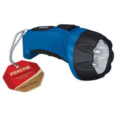 Фонарь аккумуляторный РЕКОРД PM-0104 Blue, фото  - Метэкс