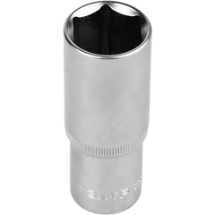 Головка торцевая удлиненная 1/2" 17 мм 6-гранная хром ЗУБР 27726-17, фото  - Метэкс