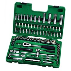 Набор инструментов 1/2"+1/4" 86 предметов SATA 09013, фото  - Метэкс