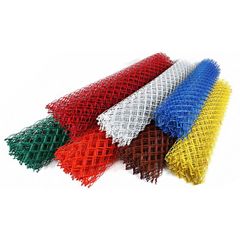 Сетка рабица яч 50 х 50 ф2,2 (рулон 1,5 х 10 м) полимер покрытие синяя, фото  - Метэкс