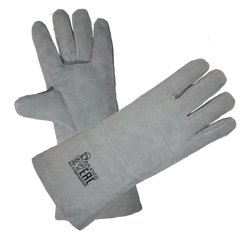 Краги РОСМАРКА без подкладки Люкс серый 35 см К1400, фото  - Метэкс