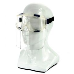 Очки защитные "Панорама" в комплекте с щитком Россия Сибртех, фото  - Метэкс