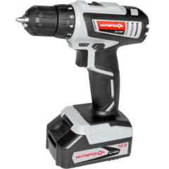 Дрель-шуруповерт аккум. ИНТЕРСКОЛ (2 а/б 1,5А*ч 18В, ЗУ) ДА-18ЭР (536.3.2.01), фото  - Метэкс