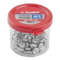 Сплав РОЗЕ (50 гр; гранулы) ЗУБР 55457-050, фото  - Метэкс