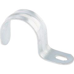 Скоба металлическая однолапковая 60-63 мм, фото  - Метэкс