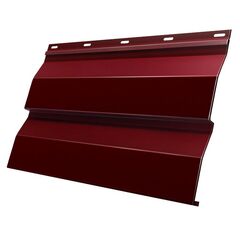 Сайдинг корабельная доска 228(255) 0,5 RAL 3005 красное вино, фото  - Метэкс