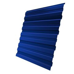 Профнастил С-10 0,5 1,155 RAL 5005 синий, фото  - Метэкс