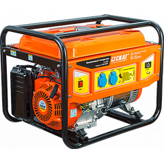 Генератор бенз. (5 - 5,5 кВт, 220 В, 25л, ручной стартер) СКАТ УГБ-5000 (00000000197), фото  - Метэкс