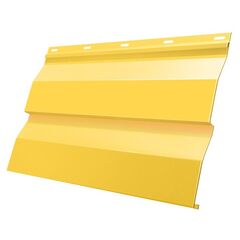 Сайдинг корабельная доска 228(255) 0,5 RAL 1018 желтый, фото  - Метэкс