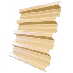 Профнастил Н-60 0,7 0,902 RAL 1014 слоновая кость, фото  - Метэкс