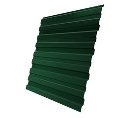 Профнастил С-10 0,5 1,155 RAL 6005 зеленый мох, фото  - Метэкс