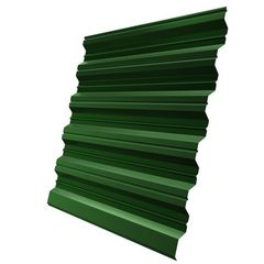 Профнастил НС-35 0,7 1,060 RAL 6002 зеленая листва, фото  - Метэкс