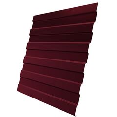 Профнастил С-8 0,5 1,20 RAL 3005 красное вино, фото  - Метэкс