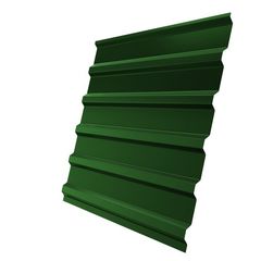 Профнастил С-44 0,5 1,047 RAL 6002 зеленая листва, фото  - Метэкс