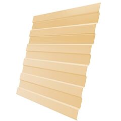 Профнастил С-8 0,5 1,20 RAL 1014 слоновая кость, фото  - Метэкс