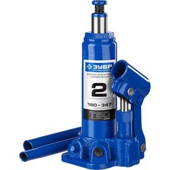 Домкрат гидравлический бутылочный (2 т, 180-387 мм) ЗУБР 43060-2_z01, фото  - Метэкс