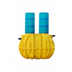 Емкость проточная система биологической очистки "СКАРАБЕЙ" (L280 x d210 x h245) 4300 л, фото  - Метэкс