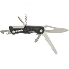Нож многофункциональный 7 функций в чехле 107 мм MATRIX 17624, фото  - Метэкс