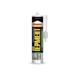 Герметик Момент Гермент силиконовый нейтральный общестроительный белый 280 мл, фото  - Метэкс