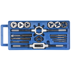 Набор метчиков и плашек 16 предметов 9ХС ЗУБР 28122-Н16, фото  - Метэкс