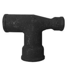 Отвод чугунный прямой 100 х 100 х 50 90°, фото  - Метэкс