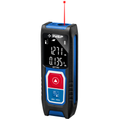 Дальномер лазерный (дальн. 30 м погрешн. 2 мм класс 2) ДЛ-30 ЗУБР 34927, фото  - Метэкс