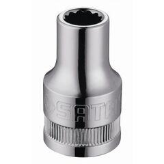 Головка торцевая 1/2" 17 мм 12-гранная SATA 13608, фото  - Метэкс