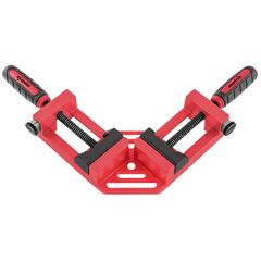 Струбцина угловая быстрозажимная 65/65 мм двухкомпонентные обрезиненные рукоятки MATRIX 20322, фото  - Метэкс