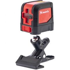 Уровень лазерный MATRIX (дальн. 10 м, погрешн. 0,5 мм/м, класс 2) ML02 (35059), фото  - Метэкс