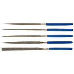 Набор надфилей алмазных в пластиковом боксе Р140 140х75 5 предметов ЗУБР 33388-140-H5, фото  - Метэкс