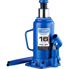 Домкрат гидравлический бутылочный (16 т, 228-465 мм) ЗУБР 43060-16_z01, фото  - Метэкс