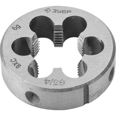 Плашка трубная G 3/4" 9ХС ЗУБР 4-28032-3/4, фото  - Метэкс