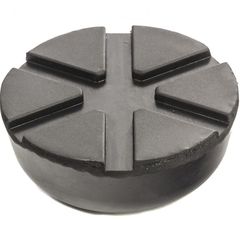 Резиновая опора для подкатного домкрата универсальная D 89 мм D 60 мм H 35 мм MATRIX 50910, фото  - Метэкс