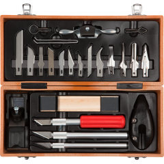 Набор резцов по дереву 23 шт профессиональные фигурные ЗУБР 18377-H23, фото  - Метэкс