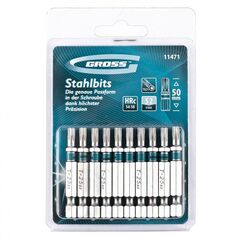 Набор бит Torx 25 х 50 10 шт GROSS 11471, фото  - Метэкс