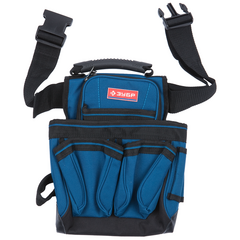 Подсумок поясной 7 карманов держатель для молотка ЗУБР 38634, фото  - Метэкс