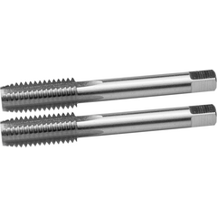 Комплект машинно-ручных метчиков М8 х 1.0 мм Р6М5 (2 шт) ЗУБР 4-28007-08-1.0-Н2, фото  - Метэкс