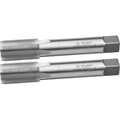 Комплект машинно-ручных метчиков М20 х 1.5 мм Р6М5 (2 шт) ЗУБР 4-28007-20-1.5-Н2, фото  - Метэкс