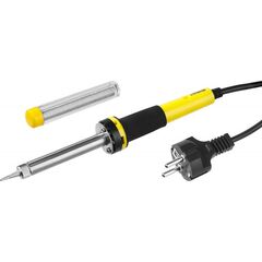 Паяльник 30 Вт с двухкомпонентной рукояткой и долговечным жалом конус STAYER 55300-30, фото  - Метэкс