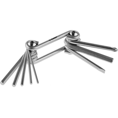 Ключи имбусовые складные 2-6 мм 8 предметов ЗУБР 27420-H8, фото  - Метэкс