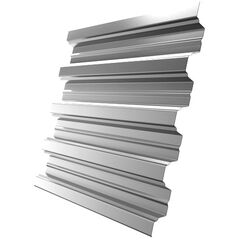 Профнастил Н-75 0,7 0,800 оцинкованный, фото  - Метэкс