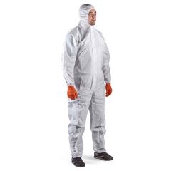 Комбинезон защитный из ламинированного спанбонда р-р 50/52 STAYER 1160-50_z01, фото  - Метэкс